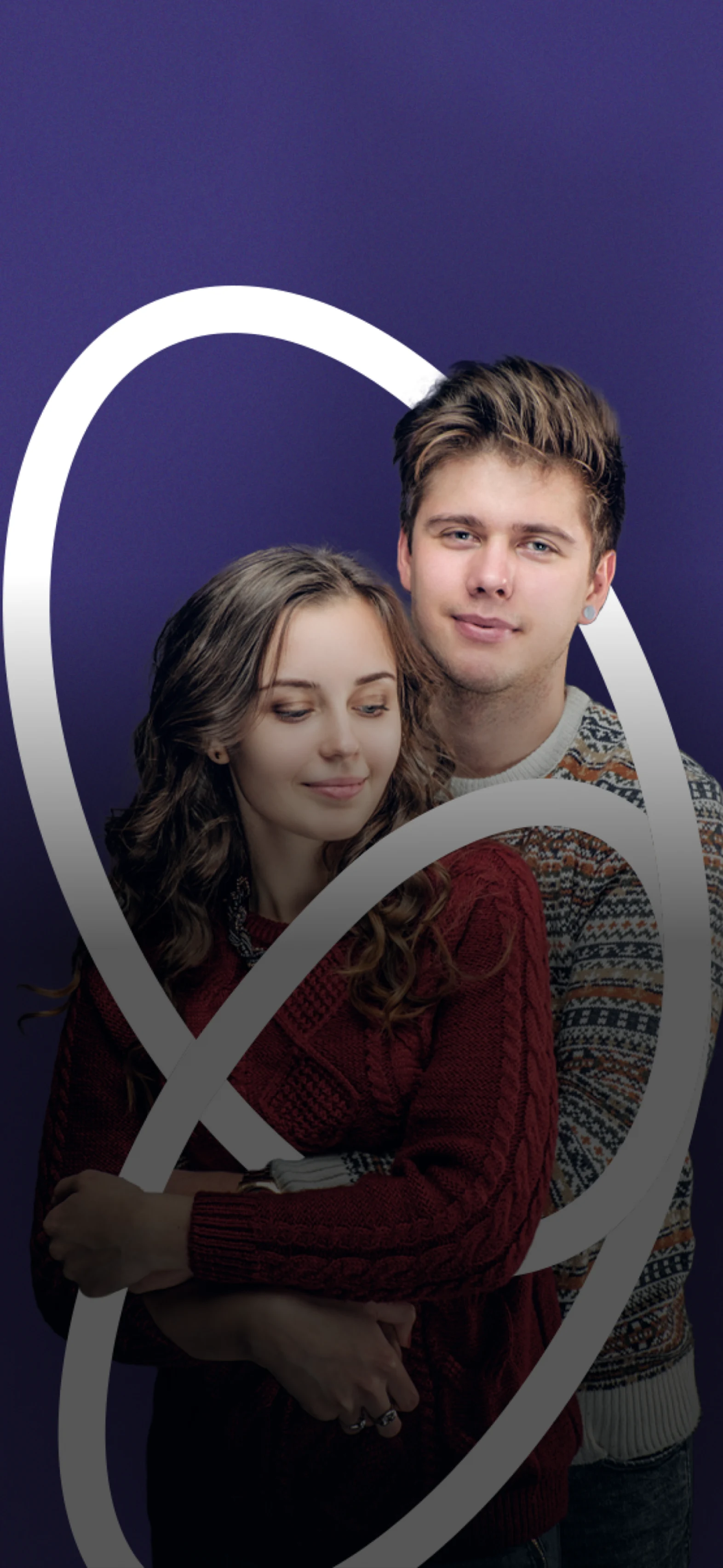 Mobile view of target audience for genetic compatibility dating